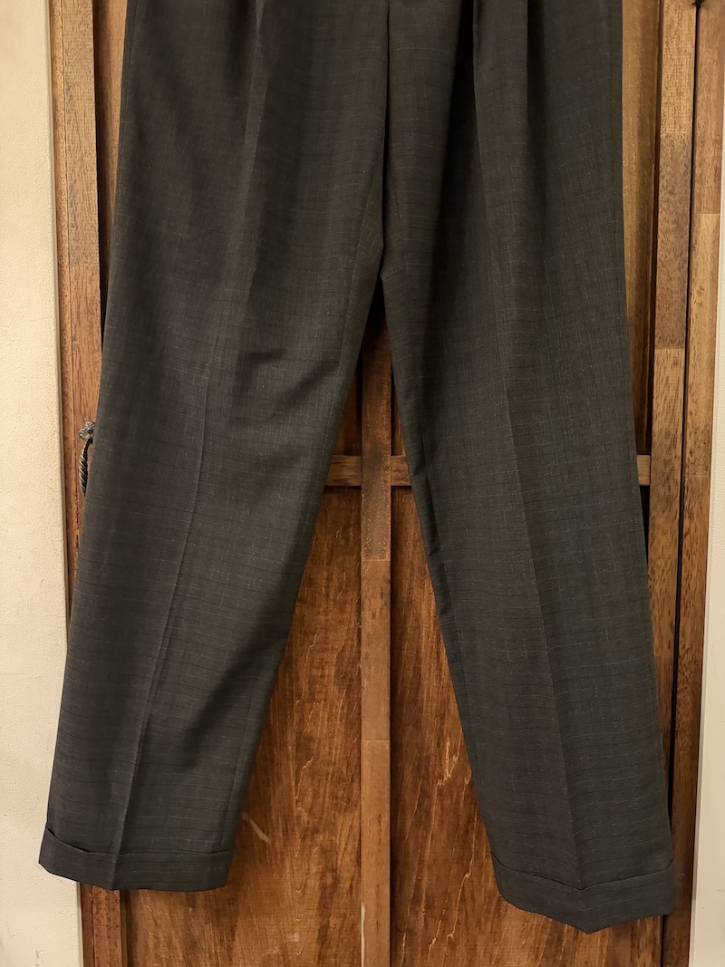 RALPH LAUREN 2TAC　PLAID SLACKS RALPH LAUREN ツータックチェックスラックス（画像4）