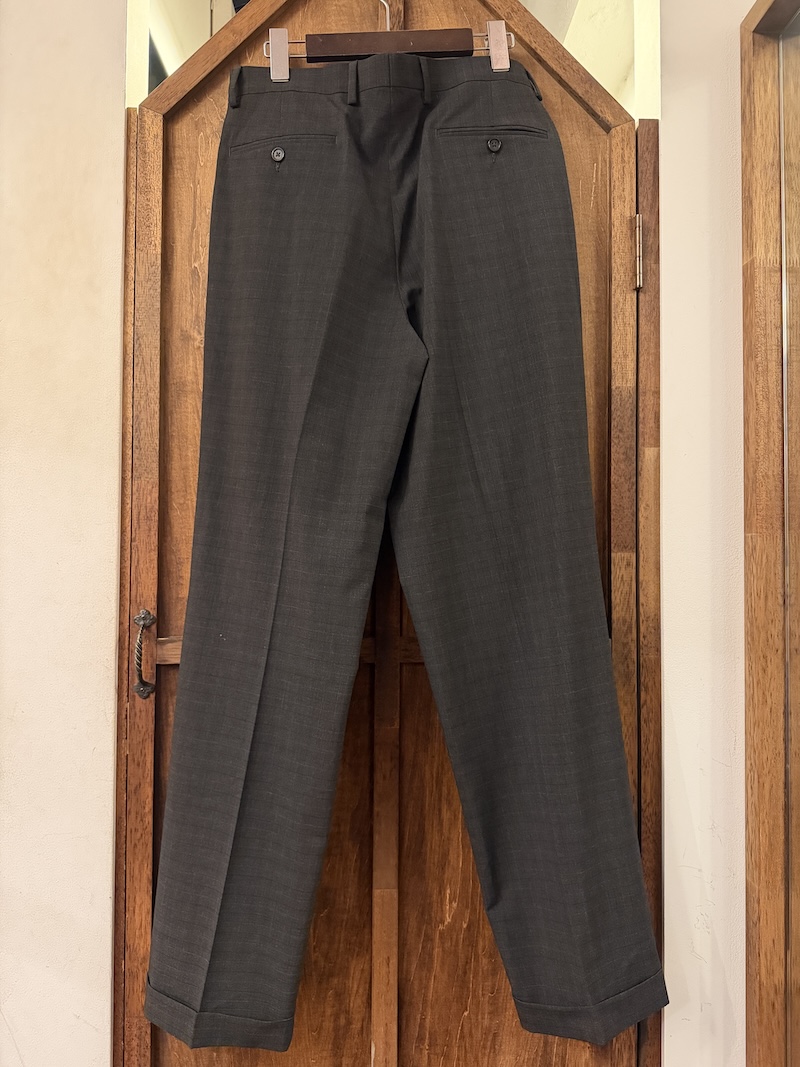 RALPH LAUREN 2TAC　PLAID SLACKS RALPH LAUREN ツータックチェックスラックス（画像5）