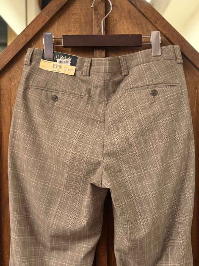 LAUREN RALPH LAUREN GLEN CHECK SLACKS LAUREN RALPH LAUREN グレンチェックスラックス（画像5）