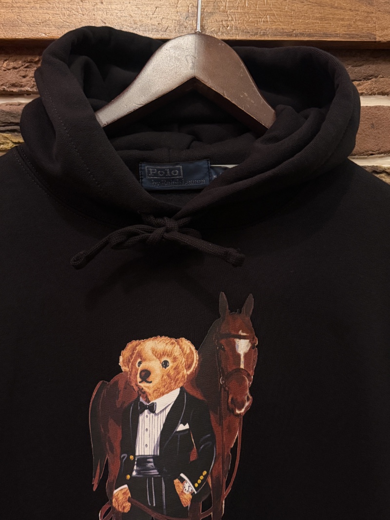 POLO RALPH LAUREN ”BLACK”POLO BEAR HOODIE POLO RALPH LAUREN ブラックポロベアーパーカー（画像3）
