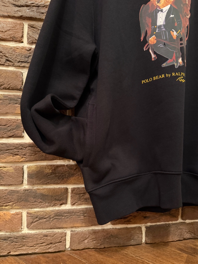 POLO RALPH LAUREN ”BLACK”POLO BEAR HOODIE POLO RALPH LAUREN ブラックポロベアーパーカー（画像4）