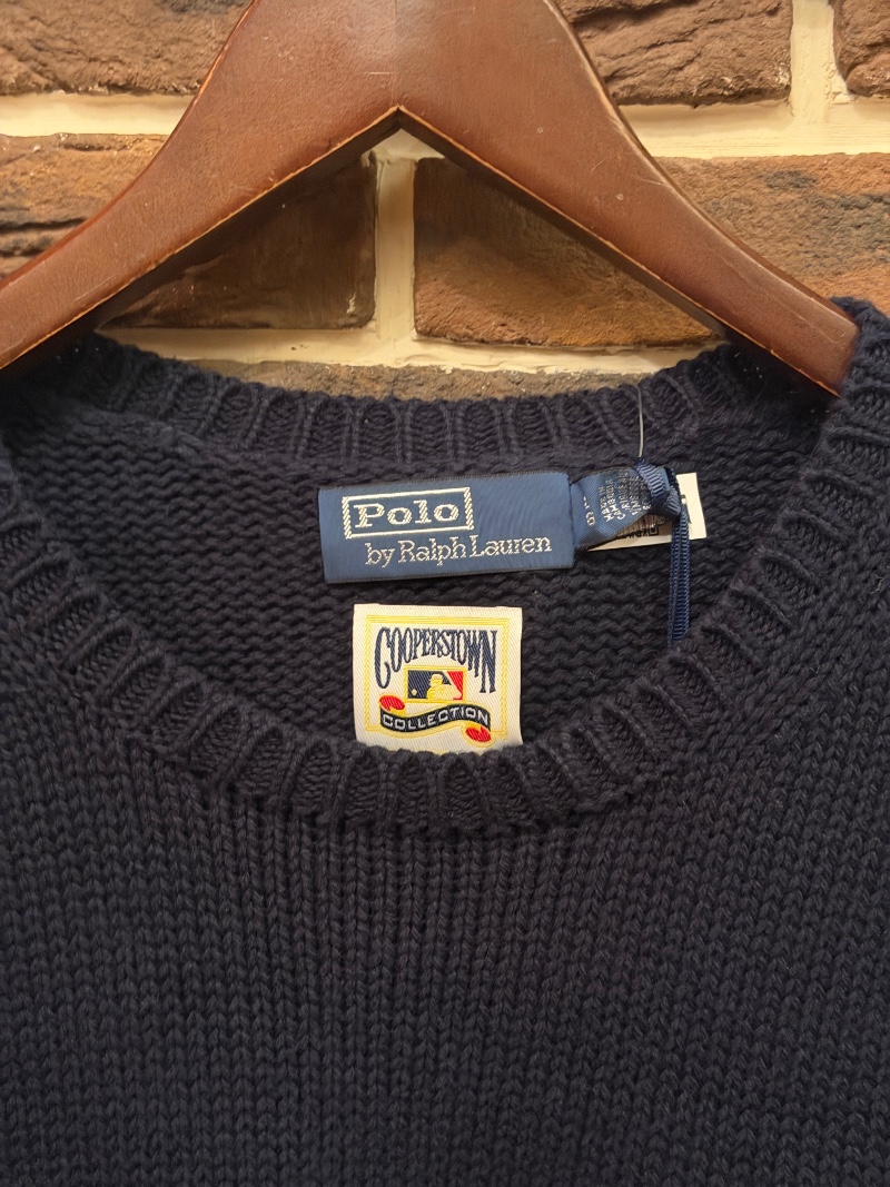 POLO RALPH LAUREN RLxNEW YORK YANKEES CREWNECK SWEATER POLO RALPH LAUREN NYヤンキースクルーネックセーター（画像6）