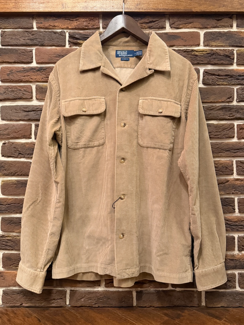 POLO RALPH LAUREN CORDUROY CAMP SHIRTS BROWN POLO RALPH LAUREN コーデュロイシャツ