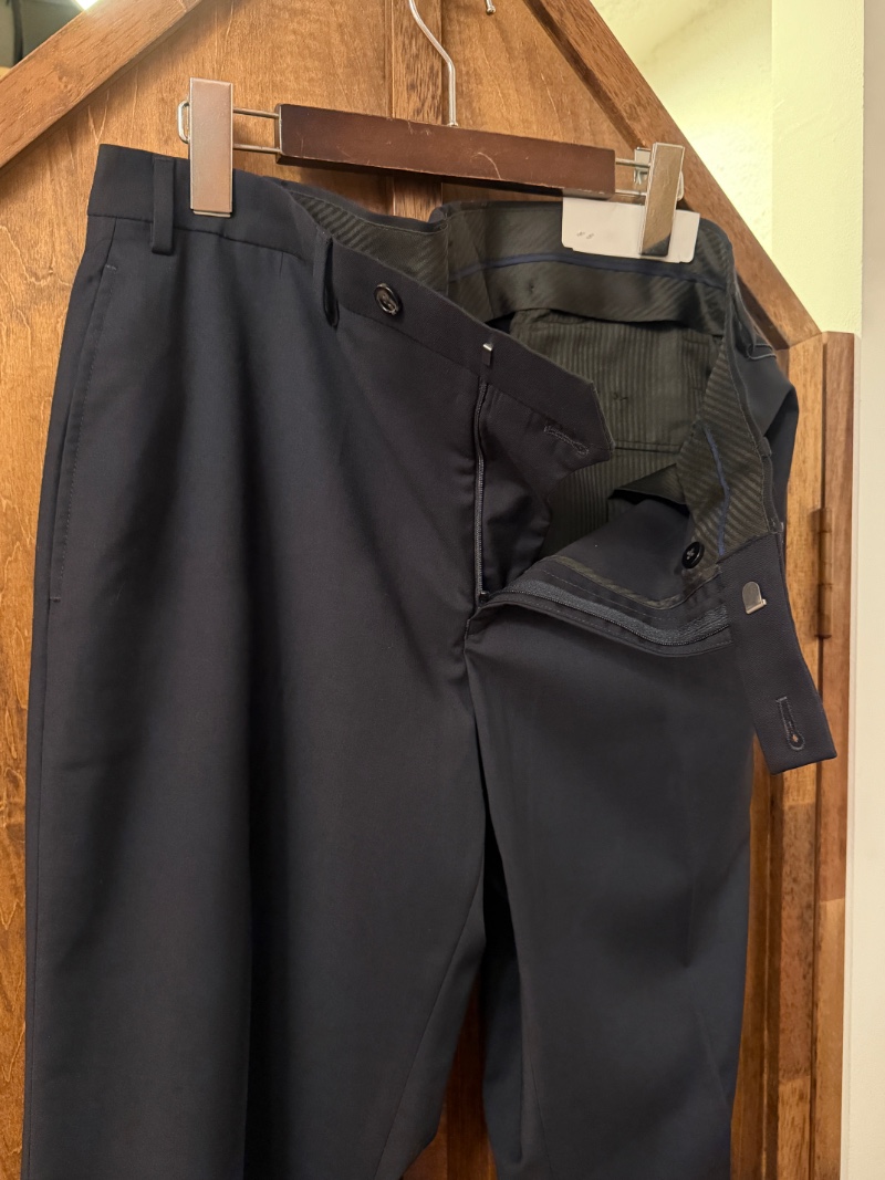 LAUREN RALPH LAUREN NAVY ULTRA FLEX SLACKS LAUREN RALPH LAUREN ウルトラフレックス　スラックス（画像4）