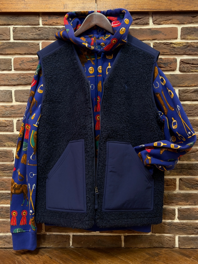 POLO RALPH LAUREN FLEECE VEST POLO RALPH LAUREN フリースベスト（画像9）