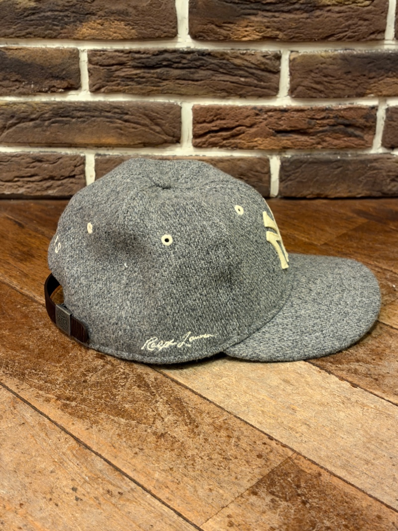 POLO RALPH LAUREN NEW YORK YANKEES WOOL CAP NEW ERA POLO RALPH LAUREN NYY ウールキャップ（画像2）