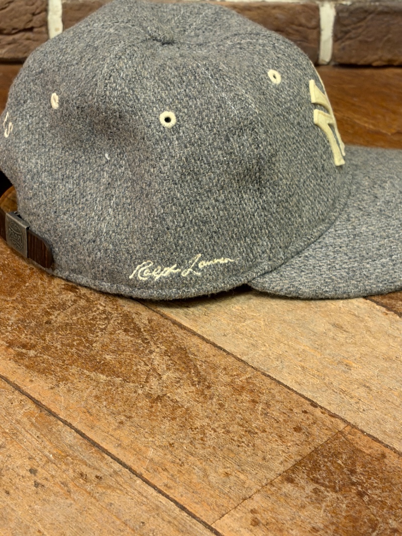 POLO RALPH LAUREN NEW YORK YANKEES WOOL CAP NEW ERA POLO RALPH LAUREN NYY ウールキャップ（画像3）