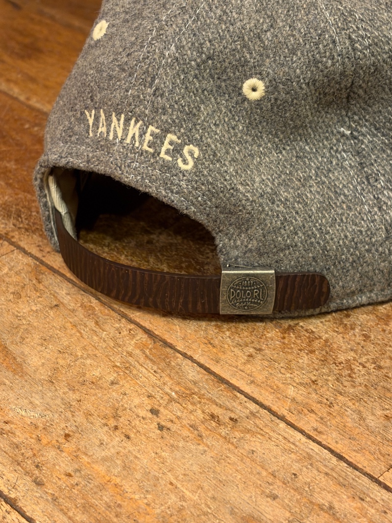 POLO RALPH LAUREN NEW YORK YANKEES WOOL CAP NEW ERA POLO RALPH LAUREN NYY ウールキャップ（画像8）