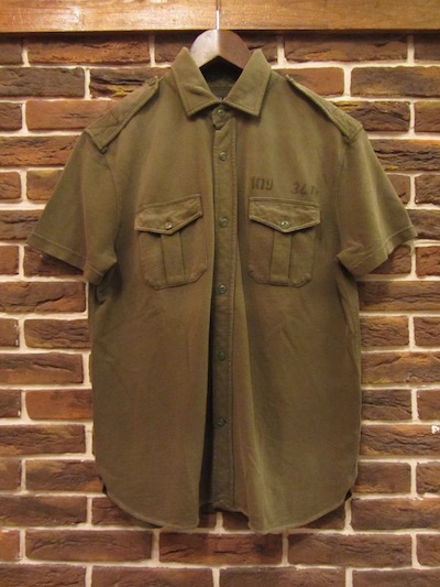 POLO RALPH LAUREN(t[)GARMENT DYED S/S MILITARY SHIRTS(~^[Vc)