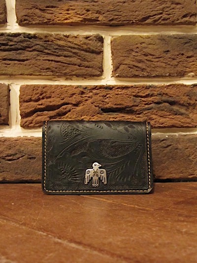 RRL (ダブルアールエル)TOOLED LEATHER CARD WALLET(カードウォレット)