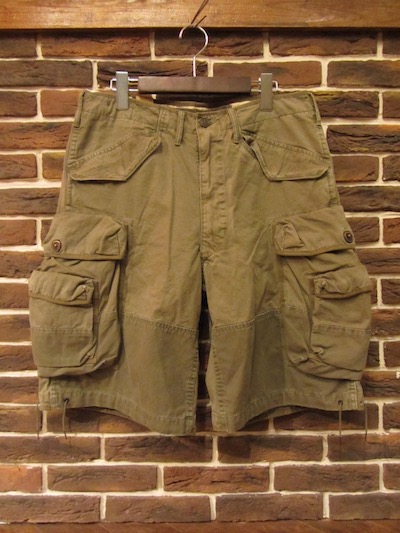 RRL (�_�u���A�[���G��)TWO TONE FATIGUE SHORTS�i�c�[�g���t�@�e�B�[�O�V���[�c)