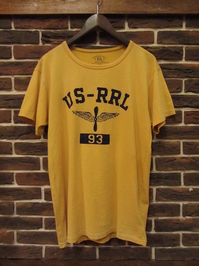 RRL (�_�u���A�[���G��)GRAPHIC TEE SHIRTS�hYELLOW�h(�O���t�B�b�NT�V���c)