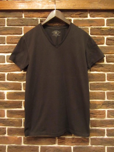 RRL (�_�u���A�[���G��)S/S TUBE VNECK TEE SHIRTS