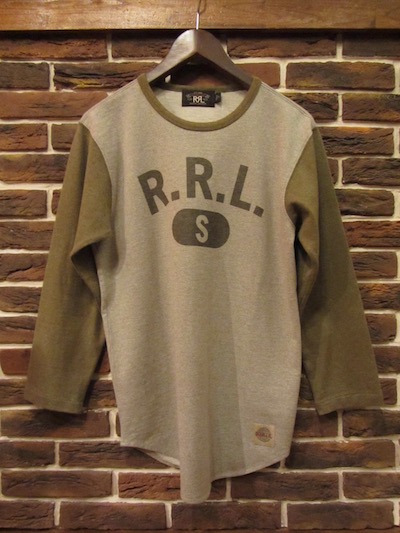 RRL (�_�u���A�[���G��)3/4 SLEEVE 2TONE BASEBALL SHIRTS(�c�[�g���x�[�X�{�[���V���c)