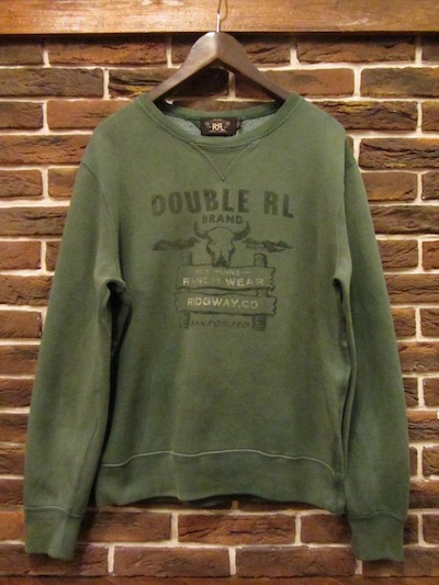 RRL等の通販サイト【RHYTHM】RRL(ダブルアールエル) L/S SWEAT SHIRTS  