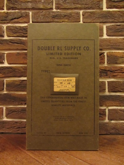 RRL (�_�u���A�[���G��)SOUVENIR BEAR 100LIMITED #3(�X�[�x�j�A�x�A�[�j
