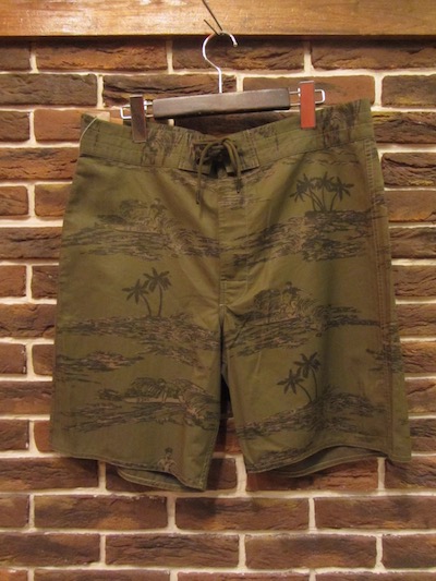 RRL (�_�u���A�[���G��)HAWAIIAN COTTON BLEND SHORTS�i�w�����{�[���n���C�A���V���[�c)