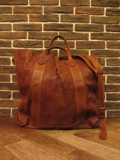RRL (ダブルアールエル)VINTAGE MODEL LEATHER TOTE（レザートートバッグ)
