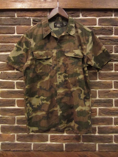 RRL (�_�u���A�[���G��)RIPSTOP CAMO CAMP SHIRTS(�J���L�����v�V���c)