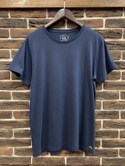 RRL (�_�u���A�[���G��)S/S TUBE TEE SHIRTS�hNAVY �h(�`���[�uT�V���c)