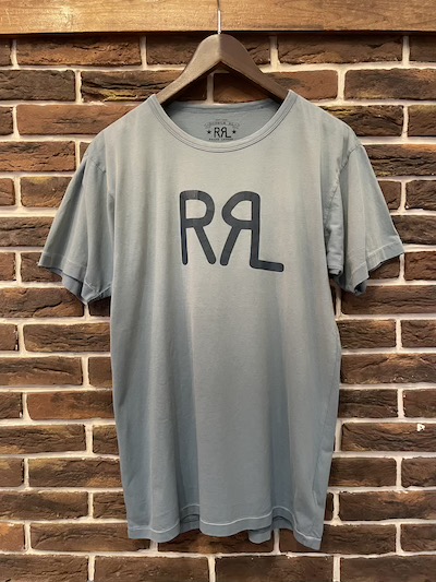RRL (ダブルアールエル)LOGO T-SHIRTS”BLUE”(ロゴTシャツ)