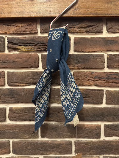 RRL (�_�u���A�[���G��)PINDIGO BANDANA �hMADE IN JAPAN�h(�C���f�B�S�_�C�o���_�i)