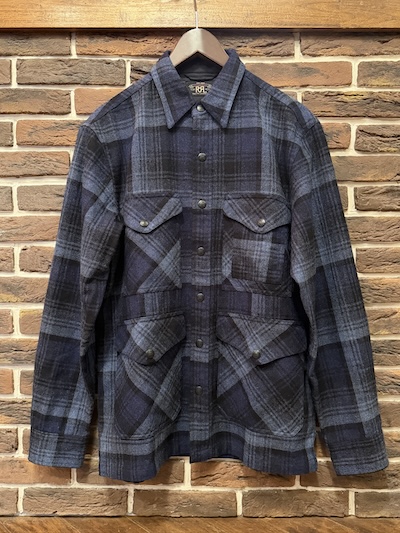 RRL (�_�u���A�[���G��)OMBRE�@PLAID WOOL JACKET(�I���u���`�F�b�N�E�[���W���P�b�g�j