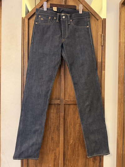 RRL SLIM FIT 5POCKET RIGID JEANS