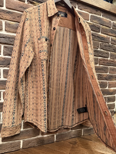 RRL JACQUARD COTTON WORK SHIRTS RRL ワークシャツ（画像6）