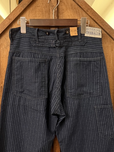 RRL INDIGO STRIPE BUCKLEBACK WORK PANTS RRL インディゴストライプバックルバックワークパンツ（画像3）