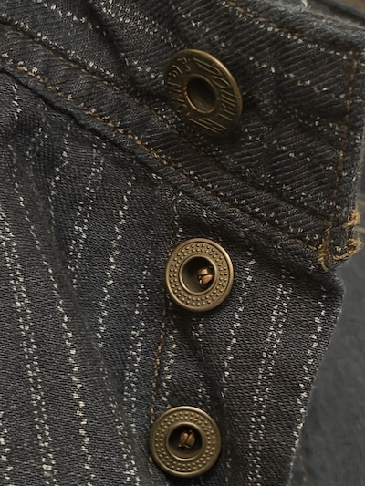 RRL INDIGO STRIPE BUCKLEBACK WORK PANTS RRL インディゴストライプバックルバックワークパンツ（画像7）