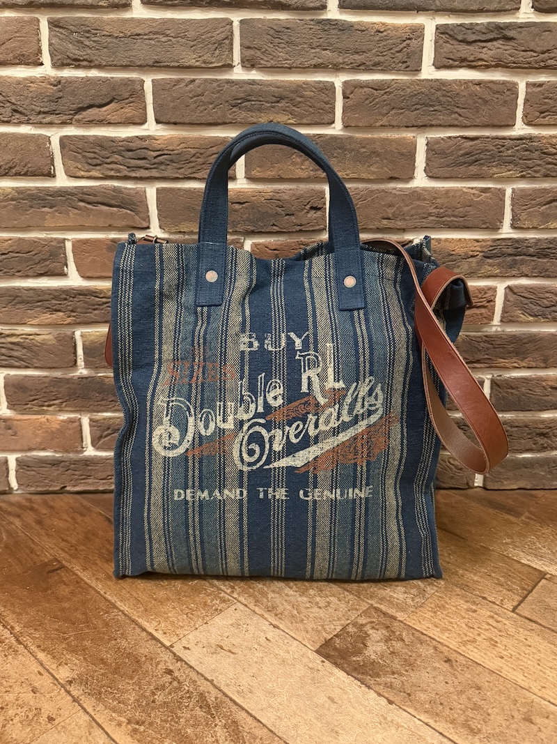RRL INDIGO STRIPE 2WAY TOTE BAG RRL 2WAY トート（画像2）