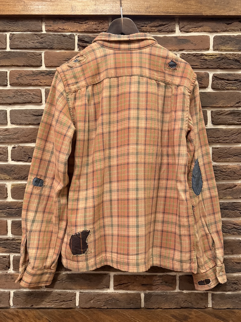 RRL Custom Work Shirts RRL ダメージリペアカスタムワークシャツ（画像7）