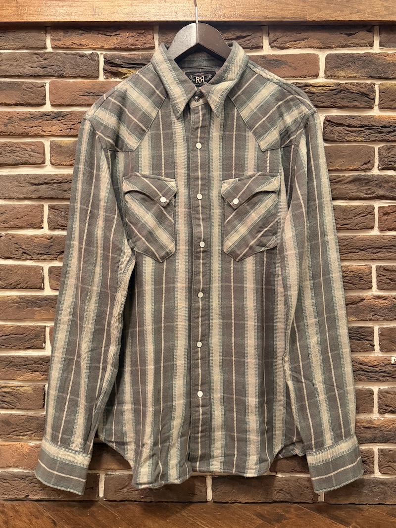 RRL Cotton flannel Western Shirts RRL コットンネルウエスタンシャツ