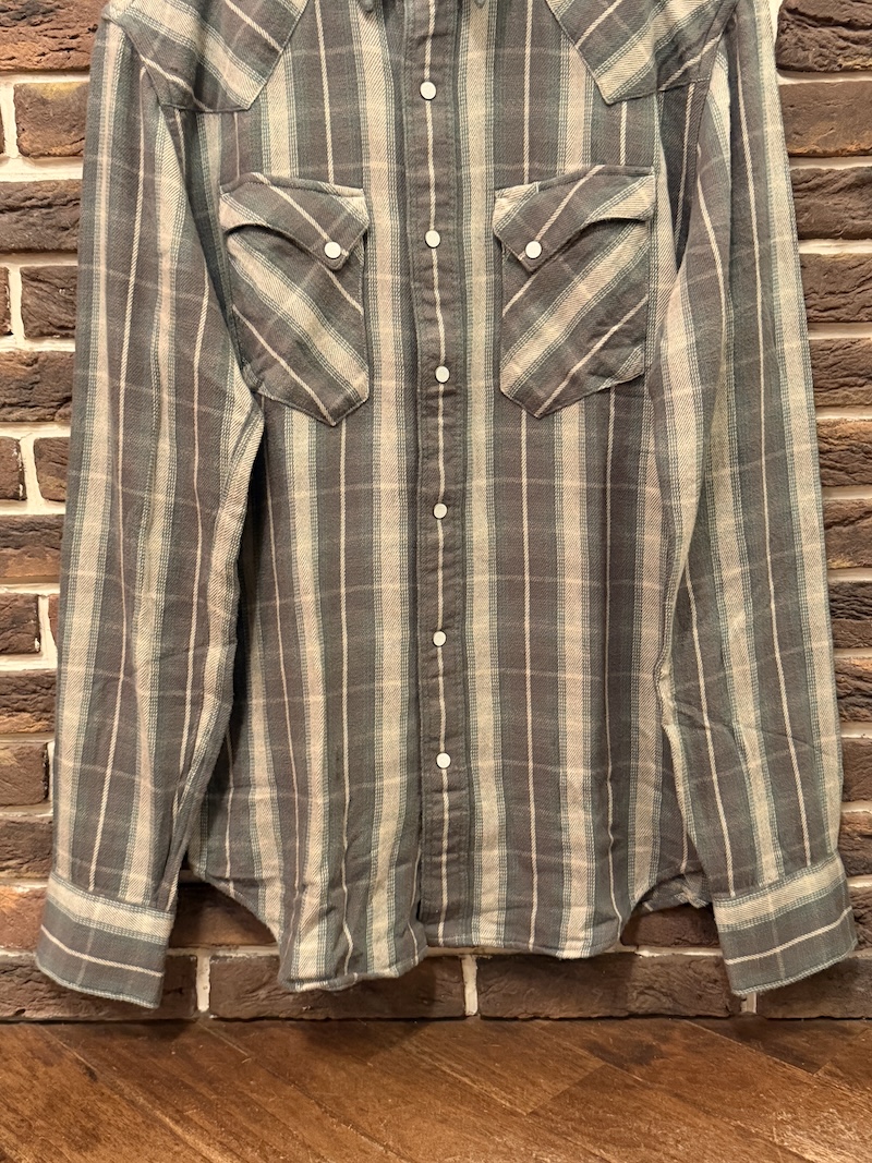 RRL Cotton flannel Western Shirts RRL コットンネルウエスタンシャツ（画像4）