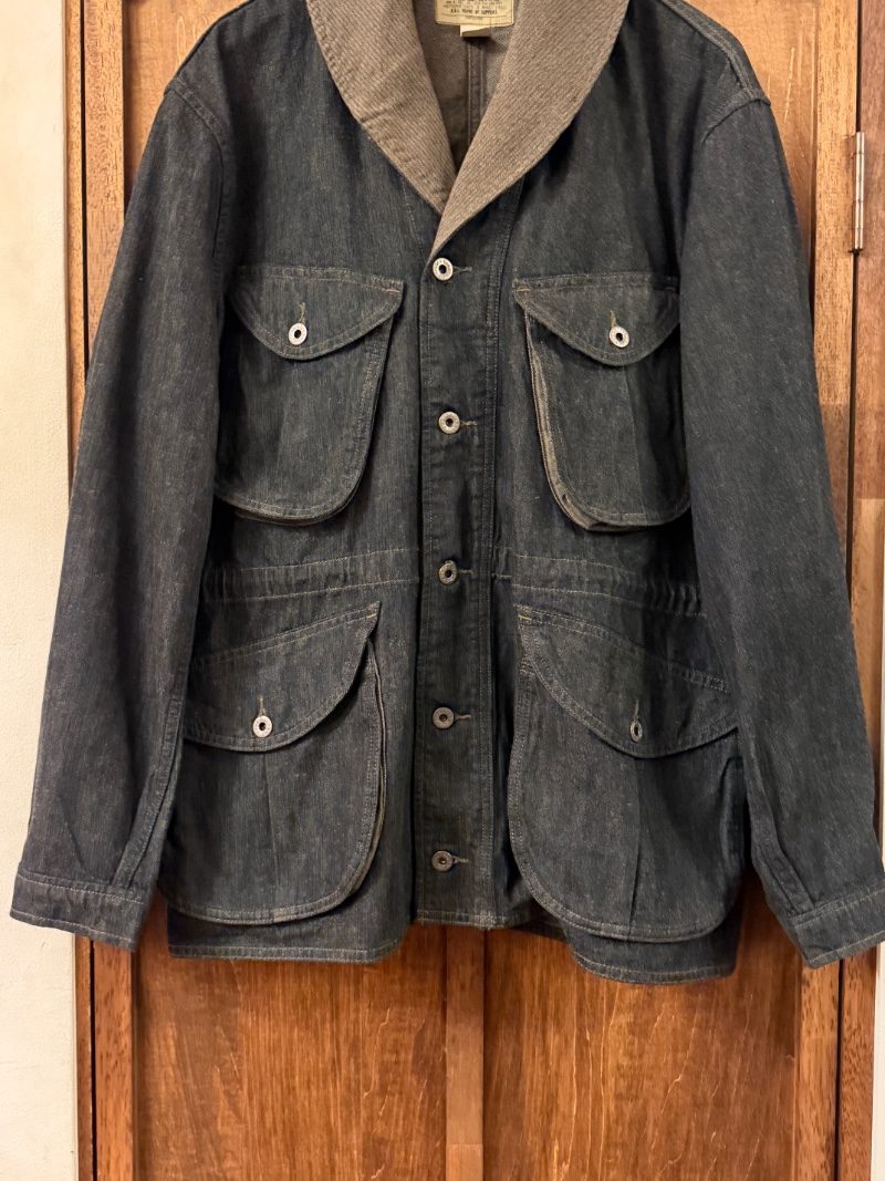 RRL DENIM COAT RRL ショールカラーデニムコート（画像3）