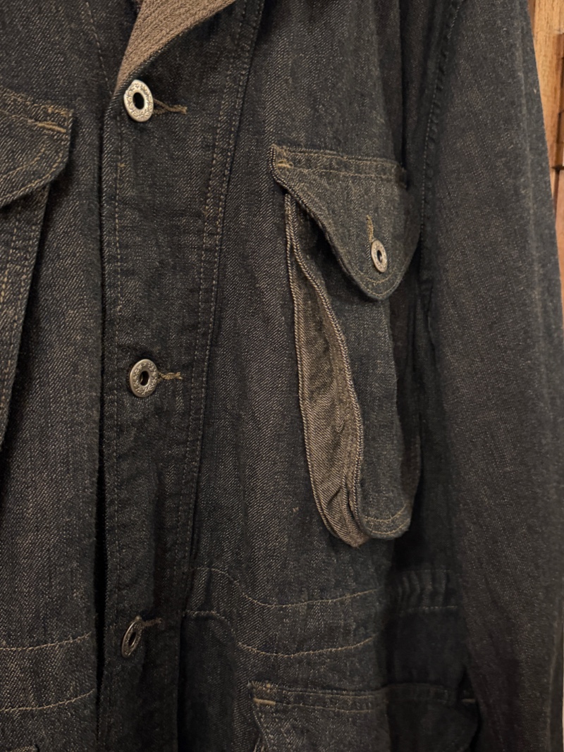 RRL DENIM COAT RRL ショールカラーデニムコート（画像7）