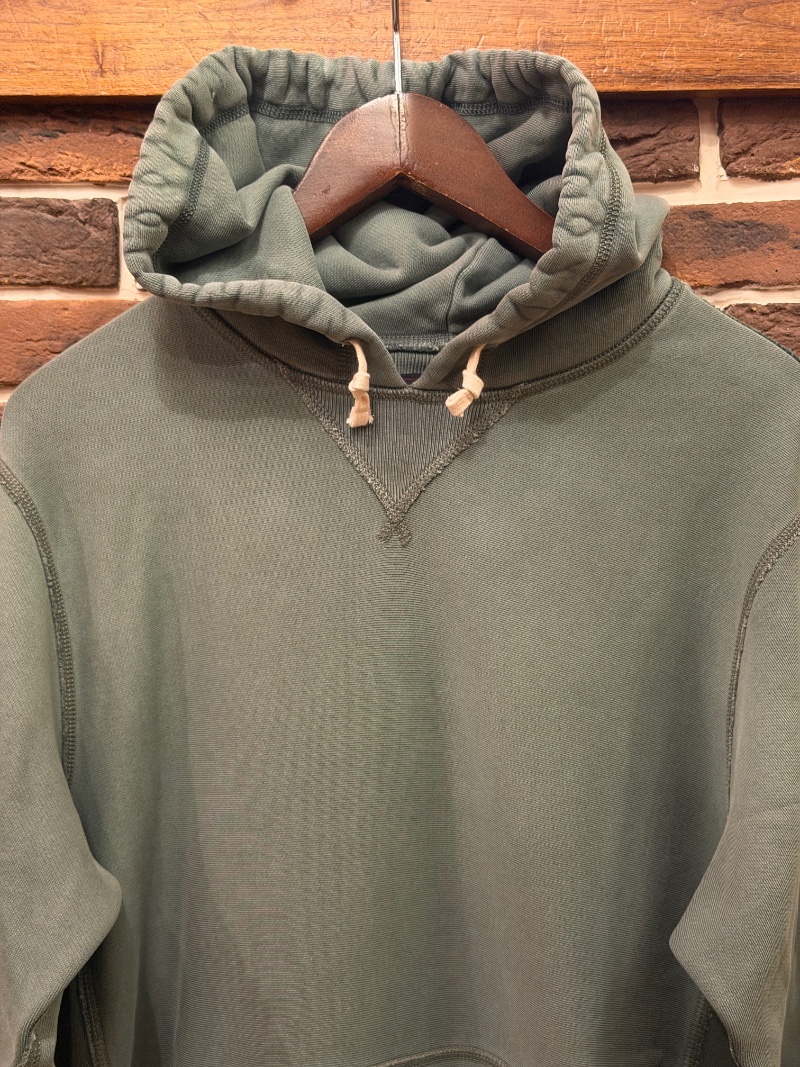 RRL GREEN HOODIE RRL スウェットパーカー（画像4）
