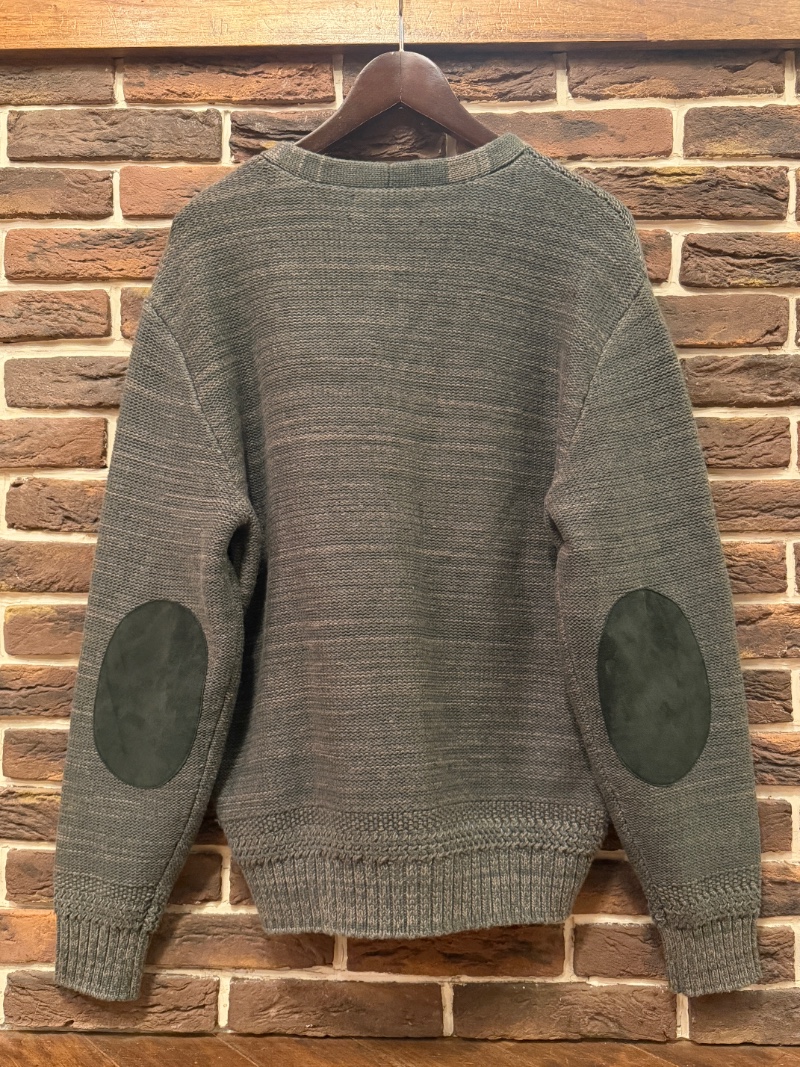 RRL SUEDE PATCH ZIP CARDIGAN RRL ジップニットカーディガン（画像10）