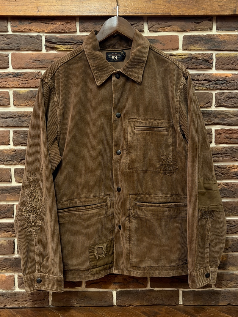 RRL RRL CORDUROY JACKET "DAMAGE&REPAIR" RRL カスタムコーデュロイジャケット