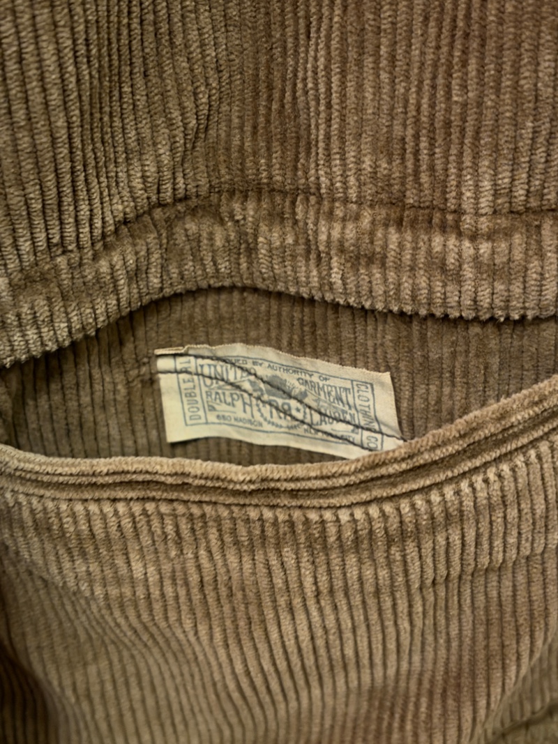 RRL RRL CORDUROY JACKET "DAMAGE&REPAIR" RRL カスタムコーデュロイジャケット（画像8）