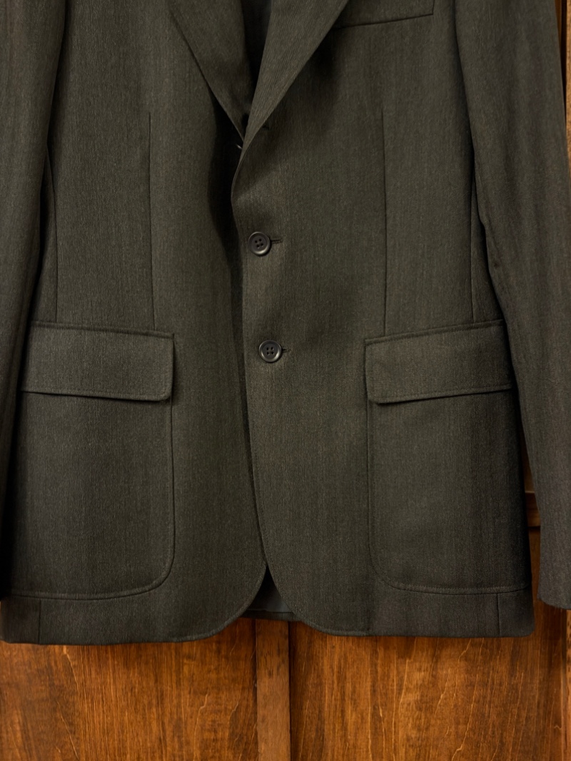RRL HERRINGBONE WOOL 3B JACKET MADE IN ITALY RRL ヘリンボーンウールジャケット（画像4）