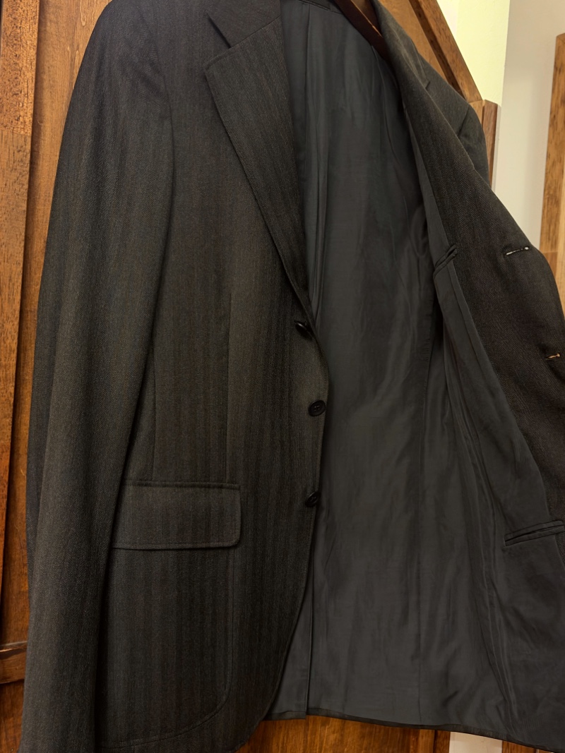 RRL HERRINGBONE WOOL 3B JACKET MADE IN ITALY RRL ヘリンボーンウールジャケット（画像7）