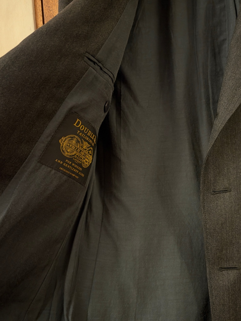 RRL HERRINGBONE WOOL 3B JACKET MADE IN ITALY RRL ヘリンボーンウールジャケット（画像8）